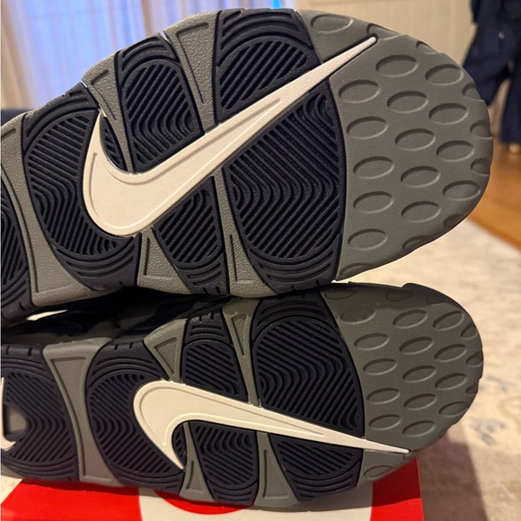 Nike Air More Uptempo Cool Grey Midnight Navy Sneakers Men’s 10.5 NWT Deadstock main image 8